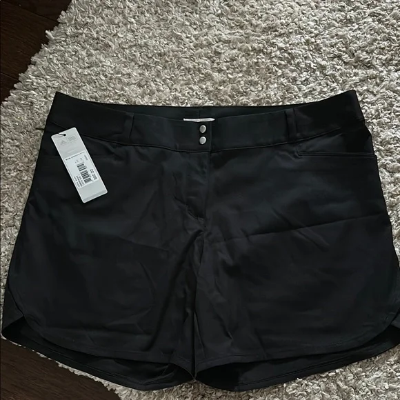 adidas Women's Black Athletic Shorts - Picture 1 of 4